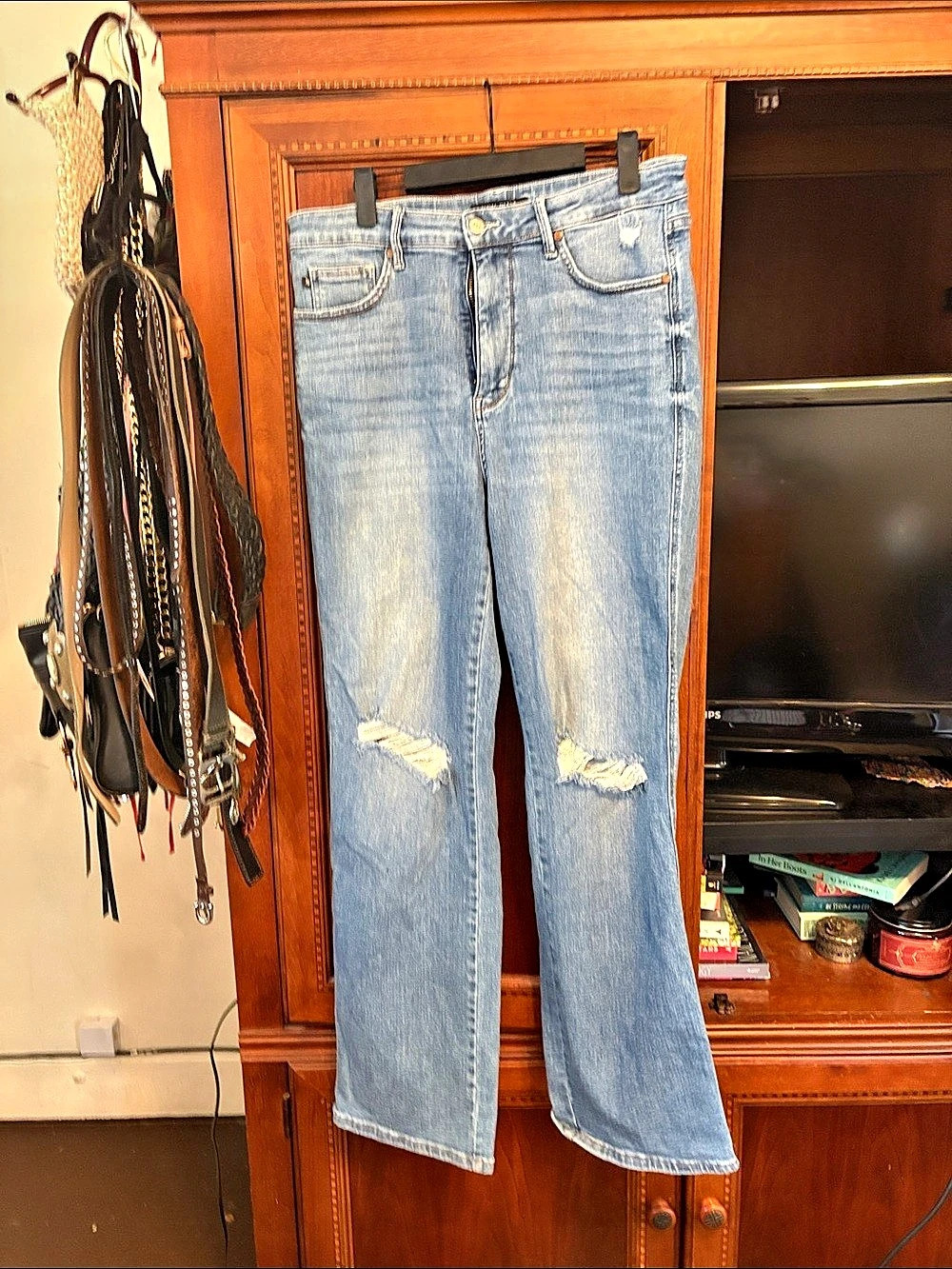 Judy Blue Straight Leg Jeans Blue Waist 14W